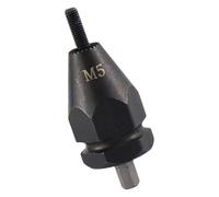 AMSLSIU Kit de herramientas eléctricas inalámbricas para remachar tuercas, mandriles para tuercas, adaptador de remachado, accesorio taladro eléctrico con luz y características portátiles, kit, M5