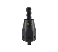 AMSLSIU Kit de herramientas eléctricas inalámbricas para remachar tuercas, mandriles para tuercas, adaptador de remachado, accesorio taladro eléctrico con luz y características portátiles, kit, M10