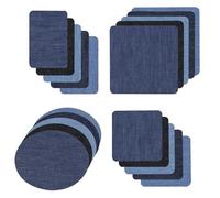 AMSLSIU Kit de reparación de pantalones vaqueros 25 piezas con algodón y tela suave y duradera, B-20Pec