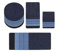 AMSLSIU Kit de reparación de pantalones vaqueros 25 piezas con algodón y tela suave y duradera, D-2Pec