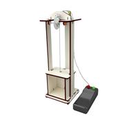 AMSLSIU Kits de Ciencia de Ascensor Kit construcción Modelo Ascensor Bricolaje Experimento científico Atractivo Proyecto Stem Edad 8 9 10 11 12 Kit construcción Modelo Bricolaje Kits