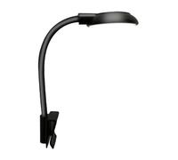 AMSLSIU Lámparas de acuario LED con clip, luz LED con clip, acuarios, lámparas para acuarios, luz para pecera, Negro, Diámetro 5cm