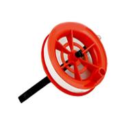 AMSLSIU Líneas de Cometa voladora, rodamiento de Bolas, devanador Rojo de plástico, empuñadura Redonda Hecha a Mano, Cable Fuerte para Hombre, Eje de Nailon Resistente al Desgaste