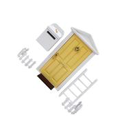 AMSLSIU Los Accesorios detallados para Muebles de Puertas de Casas muñecas inspiran una narración Creativa Hermosa Apariencia. Adecuado para casa muñecas 1/12, Juego Puerta, Muebles Juguete,