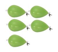 AMSLSIU Luz Nocturna compacta, Huevo Luminoso, Pesca con caña, Lanzador de Bobbers hacia Arriba, Accesorio de Cebo Giratorio Llamativo Brillante, 90g (5 Piezas)