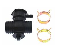 AMSLSIU Manguera de radiador con 2 abrazaderas Reemplazo directo Fiable Sólido Recuperación funcional Instalación práctica Montaje en automóvil