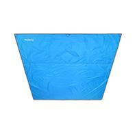 AMSLSIU Manta de arena para playa, colchoneta plegable de bolsillo para senderismo, colchoneta para acampar, sábana para suelo al aire libre, lavable, dosel multifuncional, lona, Azul, METRO