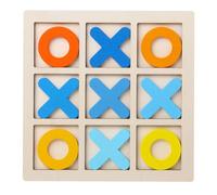 AMSLSIU Maravillas del Juego Familiar Interactivo con Juegos de de ajedrez XO y Juego de Rompecabezas Educativo Adecuado para Juegos de, Rompecabezas, Amarillo, 14.5 x 14.5 cm