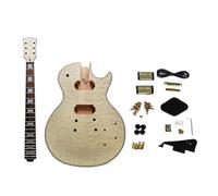 AMSLSIU Mástil de Caoba, Materiales para componentes Musicales. Increíble Kit de Piezas para Guitarra LP. para Madera Arce Ondulada y Cuerpo okuman Africano. 22 Piezas Alambre Cobre 2,9 mm