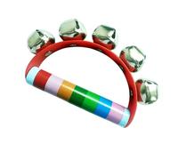 AMSLSIU Mini Instrumento Musical de Mano, pandereta, Tambor, Juguete de percusión para niños, para una Experiencia Aprendizaje Sonido y Disfrute, Encanto y diversión, pandereta, Tambor Mano,