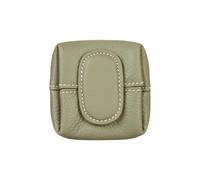 AMSLSIU Monederos de Mujer Bolsas Mini CoinPurse de Color sólido para Mujer Mini Monedero de Cuero de Color sólido, A