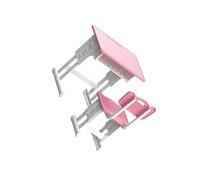 AMSLSIU Muebles de casa de muñecas en Miniatura, , Silla, Mini Accesorios. Una Encantadora adición a Cualquier Entorno de casa de muñecas Que fomenta la , Rosa