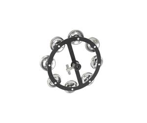 AMSLSIU Pandereta Hi-Hat. Fabricada en acero inoxidable. Ideal para entusiastas y artistas del jazz. Robusta y práctica. Se monta fácilmente en cualquier soporte de hi-hat. Varilla de tracción.