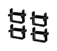 AMSLSIU Paquete de 4 abrazaderas de resorte premium 5 pulgadas. El kit mejora enormemente el control del vehículo y la estabilidad del remolque. Los pernos acero inoxidable hasta 2,5 ancho se