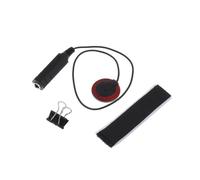 AMSLSIU Pastilla de guitarra acústica profesional, transductor de micrófono contacto piezoeléctrico con cable 37 cm para capturar sonido, accesorios para guitarra,