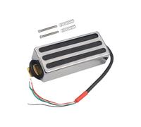 AMSLSIU Pastilla de guitarra eléctrica mini de seis cuerdas que ofrece un sonido con una robusta cubierta de latón. Mini carcasa de cobre. Guitarra eléctrica pequeña de seis