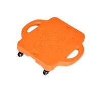 AMSLSIU Patinete Deportivo Plano para niños, Gimnasio Infantil en Interiores, Mejora la coordinación y el Desarrollo de Habilidades motoras, Experiencia Divertida, Tabla de, Naranja, 40x43x11cm