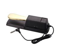 AMSLSIU Pedal de sustain de piano compacto con funciones fáciles de usar para todas las edades durante sesiones de interpretación con teclados de piano digitales y, Oro, 23.2 x 7.4 x 5.8 cm
