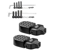 AMSLSIU Pedales Traseros de Precio asequible: Bicicleta sin Banco de ruptura, reposapiés Trasero aleación, Portador Bicicleta montaña, Parte Trasera Plegable