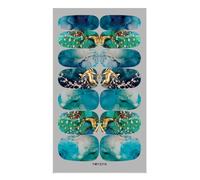 AMSLSIU Pegatina para manicura, pintura de mármol de 12 colores, parche cubierta completa, herramientas decoración, pegatinas para decoración uñas para mujeres, tienda casa, Tipo 1
