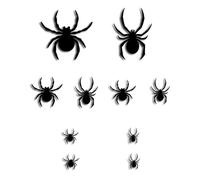 AMSLSIU Pegatinas de pared decorativas de murciélagos 3D Halloween con LED que transforman cualquier espacio con caprichosas sombras murciélagos y pegatinas araña iluminadas, tipo+2
