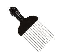 AMSLSIU Peines metálicos para el cabello, desenredantes, para trenzas, peinados, peine de dientes anchos para rizos, especial para afroamericanos, peine de puño rizado para mujeres.