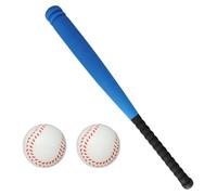 AMSLSIU Pelotas de béisbol para niños, Divertidas y Creativas, Juego de Bates de béisbol, Pelotas, Entrenamiento en Interiores y Exteriores, Paquete, Azul, 54cm