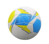 AMSLSIU Pelotas de fútbol duraderas para Entrenamiento y Partidos Anchos, Pelota de portería fútbol PVC, portátil, diversión competitiva, Trabajo en Equipo, Azul Claro, Numero 5