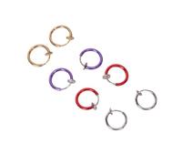 AMSLSIU Pendientes de clip con resorte para orejas sin perforar, ajuste cómodo, regalo único para tus seres queridos, en cualquier momento, orejas sin perforar.
