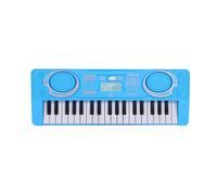 AMSLSIU Piano electrónico de 37 Teclas con Teclado Musical Que a los niños pequeños a desarrollar Habilidades través del Juego Musical Interactivo. , Azul , 34.5 x 12.5 x 8 cm