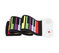 AMSLSIU Piano Hand Roll Pianos electrónicos Portátil Profesional Plegable Instrumento eléctrico Amantes de la música Suministros para principiantes