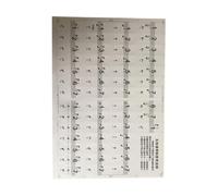 AMSLSIU Piano pegatina artesanía 61/88 teclas Stave Note enseñanza Prop seguridad mano de obra música calcomanía notas instrumento Accesorios