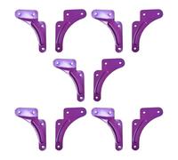 AMSLSIU Placa de Refuerzo para Escalera de Tijera, componentes Hierro Resistentes para el hogar Que brindan Estabilidad Mientras sostienen Muebles, Soporte Placa en L, Violeta