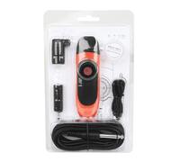 AMSLSIU Plástico Kazoos Instrumento musical Violín Guitarra Buen compañero Suave con Rendimiento Flauta Regalos para, Rojo