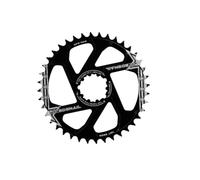 AMSLSIU Platos de 32T/34T/36T/38T/40T, Bandeja Profesional de un Disco, Placa Dentada Estrecha a Prueba Herrumbre, Accesorios para Bicicleta dureza