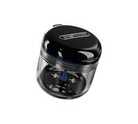 AMSLSIU Práctico cepillo para caja fijadora de dentaduras postizas, sin complicaciones, húmedo y separador, y aparatos de limpieza eficaces, excelente, Negro ártico