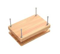 AMSLSIU Prensa de libros para el hogar, solución práctica para amantes de la lectura e historiadores, filtro de tofu casero de Para madera que ahorra espacio, (29.5 x 19.5 x 4.5)