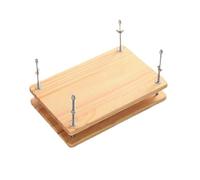 AMSLSIU Prensa de libros para el hogar, solución práctica para amantes de la lectura e historiadores, filtro de tofu casero de Para madera que ahorra espacio, (29.5 * 19.5 * 3)