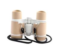 AMSLSIU Prismáticos compactos para niños, ideal para observar aves con lentes de 4x30. Ideal para aprender jugando al aire libre. Telescopio para observar aves y viajar, Café Negro, 8.8 x 11 x 4 cm