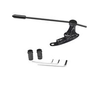 AMSLSIU Puente vibrato para guitarra eléctrica. Puente de trémolo. Mejora el sonido con un fijo. Para guitarras LP SG, es una decoración para el instrumento. Barra de, negro, 25x10x4.5cm
