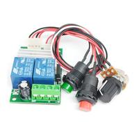 AMSLSIU Regulador de Motor de CC PWM, regulador interruptor práctico, botón pulsador, controlador Motor flexibilidad, receptor botón Control velocidad