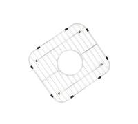 AMSLSIU Rejilla protectora para fregadero, resistente, universal, para secado, con abertura para un mejor drenaje, resistente a rayones, sin instalación, Orificio de drenaje central, 300 x 335 mm