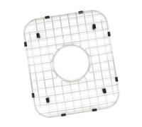 AMSLSIU Rejilla protectora para fregadero, resistente, universal, para secado, con abertura para un mejor drenaje, resistente a rayones, sin instalación, Orificio de drenaje central, 300 x 350 mm