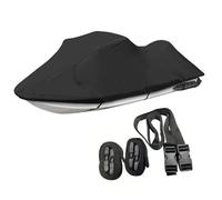 AMSLSIU Resistente a la Intemperie. Funda Impermeable y Antipolvo para la Cubierta de la Moto acuática Modern Explorer, Fabricada en Tela Oxford 420D, Negro