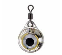 AMSLSIU Señuelo de Pesca con Luces LED, Plantilla de Pesca Nocturna, señuelos Artificiales, Equipo seducción, Accesorio Submarino bajo Consumo, Rojo, PC 1