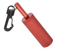 AMSLSIU Sonajero Premium para Tanque de Seguridad de Buceo con Clip para Mejorar la comunicación y la atención. Actividades subacuáticas. Sonajero Premium, Rojo, 11.8 x 2.8 cm