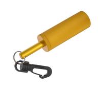 AMSLSIU Sonajero Premium para Tanque de Seguridad de Buceo con Clip para Mejorar la comunicación y la atención. Actividades subacuáticas. Sonajero Premium, Oro, 11.8 x 2.8 cm