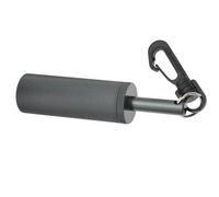 AMSLSIU Sonajero Premium para Tanque de Seguridad de Buceo con Clip para Mejorar la comunicación y la atención. Actividades subacuáticas. Sonajero Premium, Negro, 11.8 x 2.8 cm