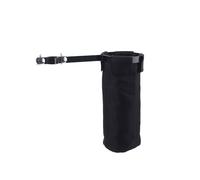 AMSLSIU Soporte de almacenamiento de baquetas, abrazadera cilíndrica nailon ajustable en el estuche transporte, contenedor resistente al desgaste, principiantes y adultos