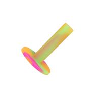 AMSLSIU Soporte de Goma para Tees de Golf, Tees de Golf para césped y Campo de prácticas, Deportes de Patio Trasero, 54 mm, 70 mm